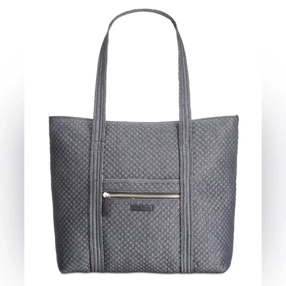 Vera Bradley Gray Quilted Tote